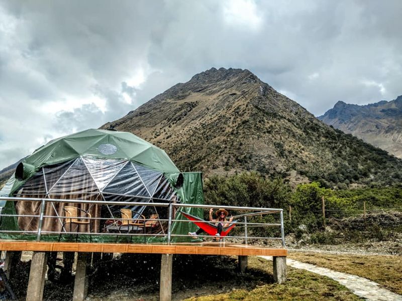Machu Picchu Salkantay Trek 4 días y 3 noches - Skydome + Camping (Exclusivo)